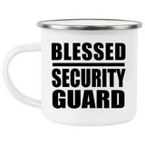 Blessed Security Guard - 12oz Camping Mug