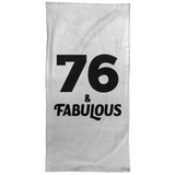 76th Birthday 76 & Fabulous - Hand Towel
