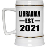 Librarian Established EST. 2021 - Beer Stein