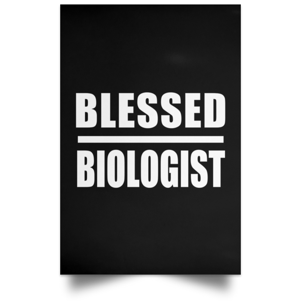 Blessed Biologist - Poster Portrait