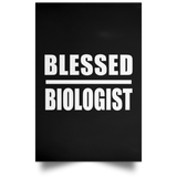 Blessed Biologist - Poster Portrait