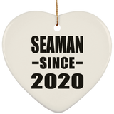 Seaman Since 2020 - Heart Ornament