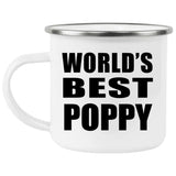 World's Best Poppy - 12oz Camping Mug