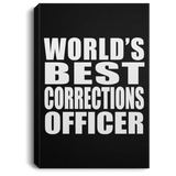 World's Best Corrections Officer - Canvas Portrait