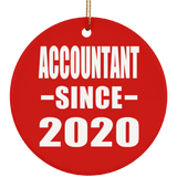 Accountant Since 2020 - Circle Ornament