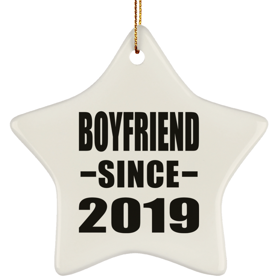 Boyfriend Since 2019 - Star Ornament