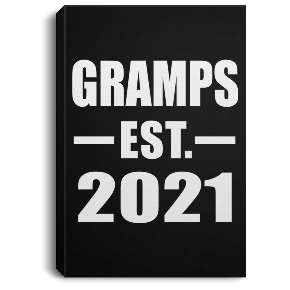 Gramps Established EST. 2021 - Canvas Portrait