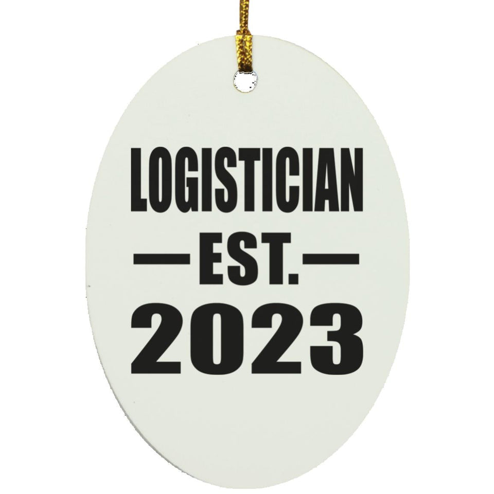Logistician Established EST. 2023 - Oval Ornament