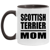 Scottish Terrier Mom - 11oz Accent Mug Black