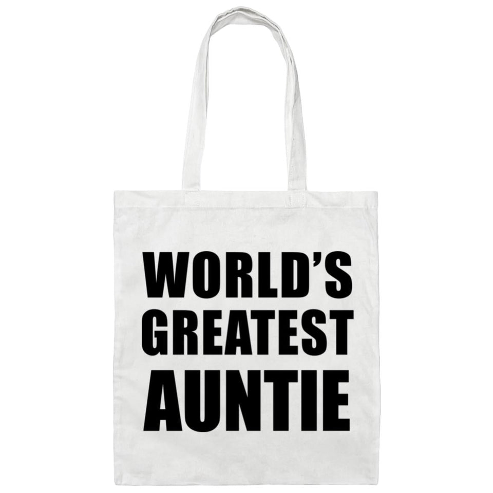 World's Greatest Auntie - Tote Bag White
