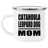 Catahoula Leopard Dog Mom - 12oz Camping Mug