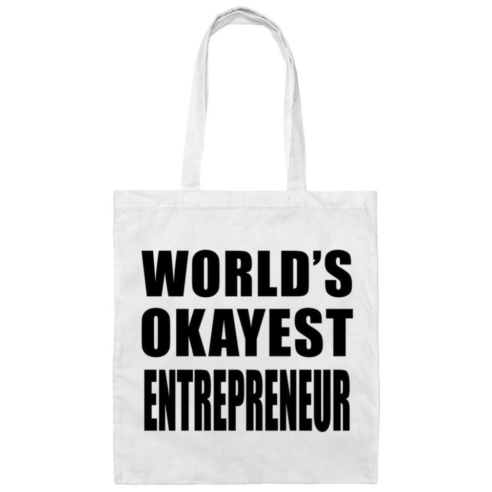 World's Okayest Entrepreneur - Tote Bag White