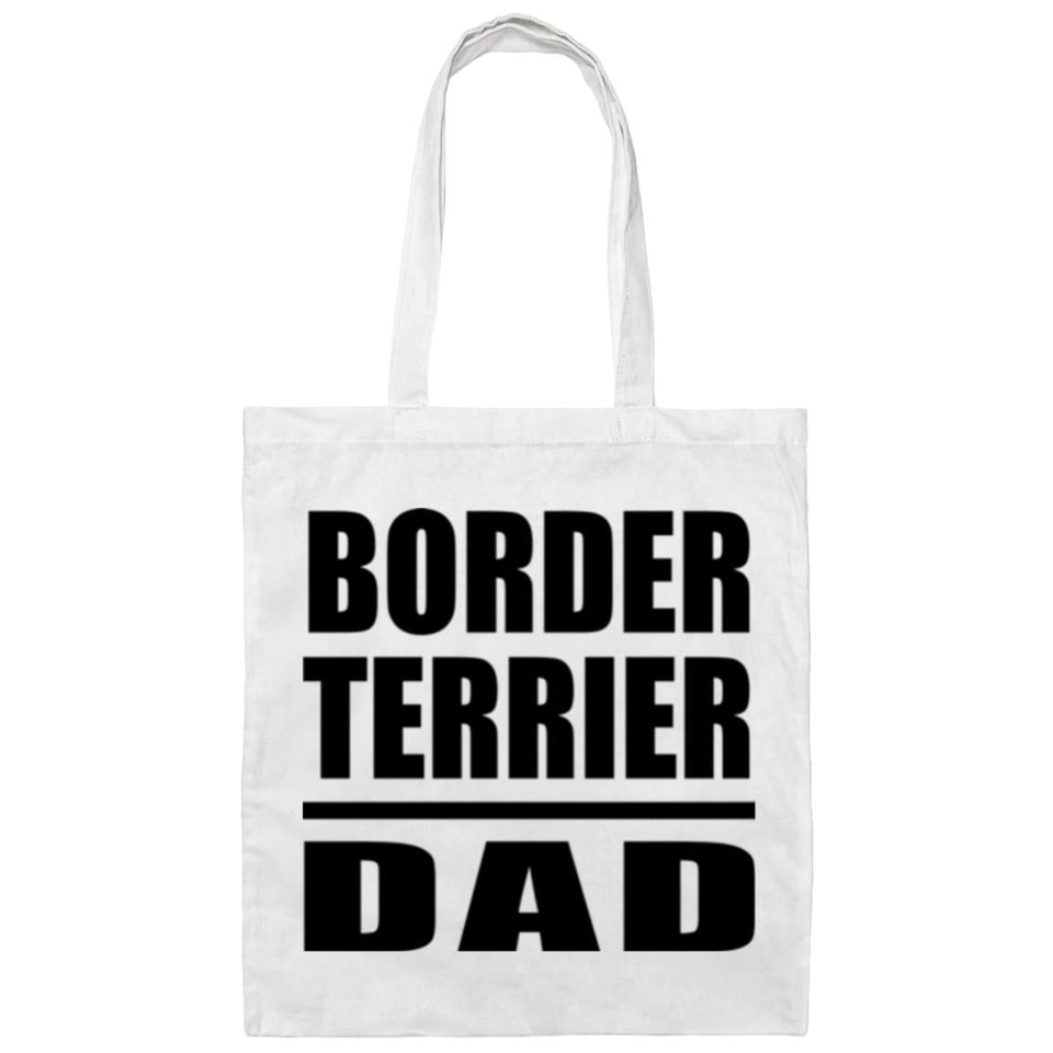 Border Terrier Dad - Tote Bag White
