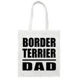 Border Terrier Dad - Tote Bag White