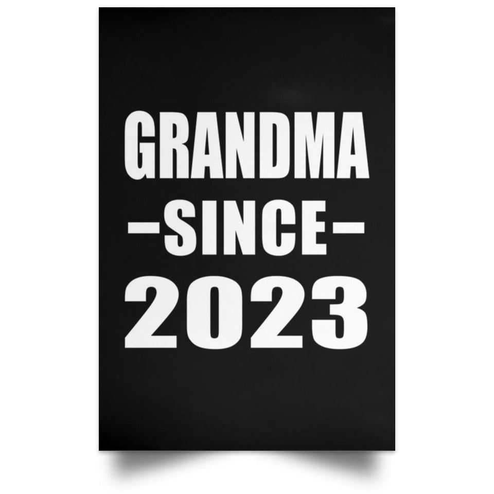 Grandma Since 2023 - Poster Portrait