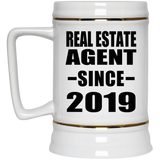 Real Estate Agent Since 2019 - Beer Stein