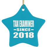 Tax Examiner Since 2018 - Star Ornament