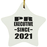 PR Executive Since 2021 - Star Ornament