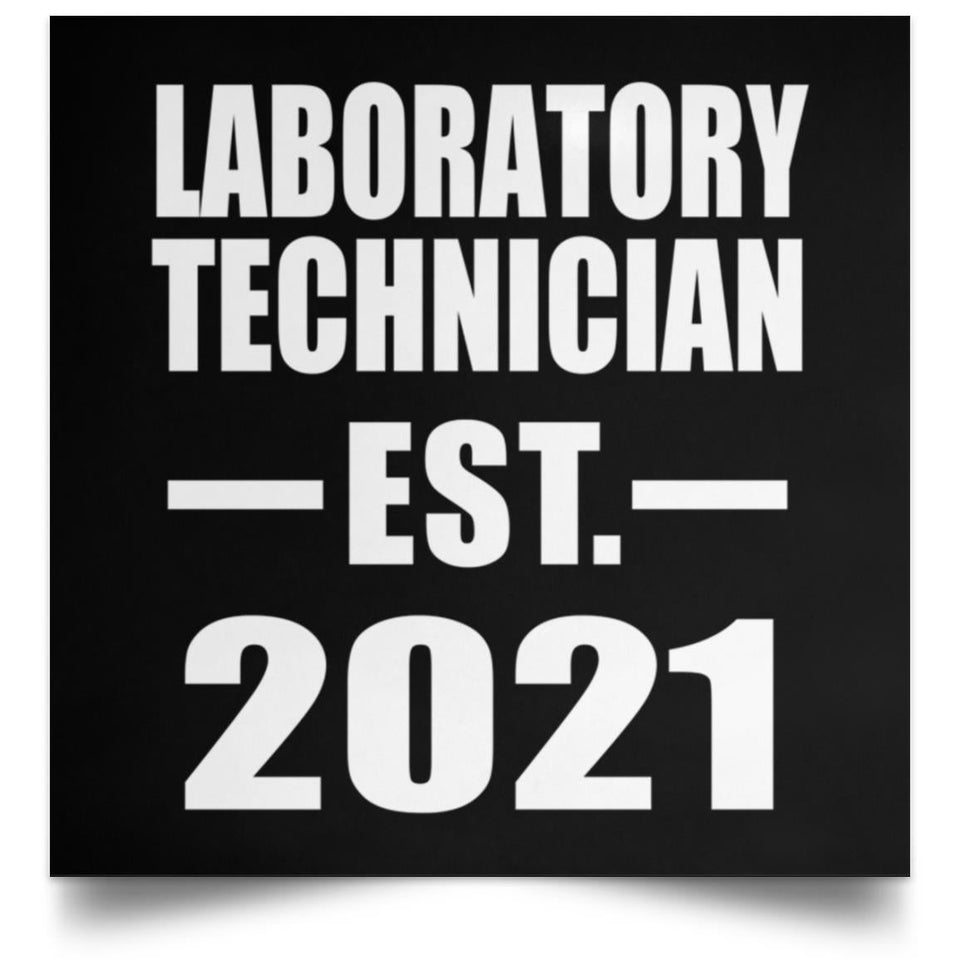 Laboratory Technician Established EST. 2021 - Poster Square