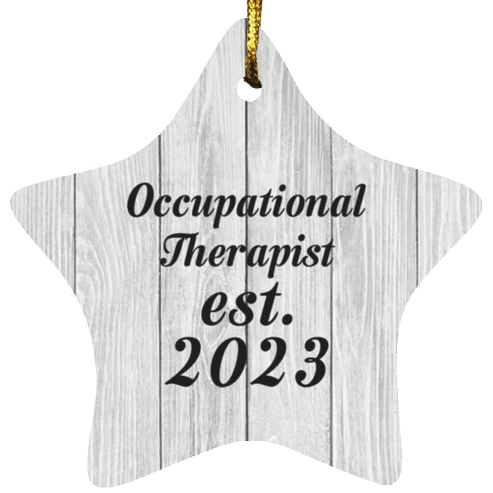 Occupational Therapist Established Est. 2023 - Star Ornament F