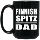 Finnish Spitz Dad - 15oz Coffee Mug Black