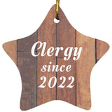 Clergy Since 2022 - Star Ornament E