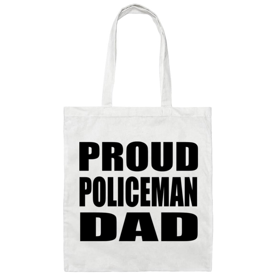 Proud Policeman Dad - Tote Bag White