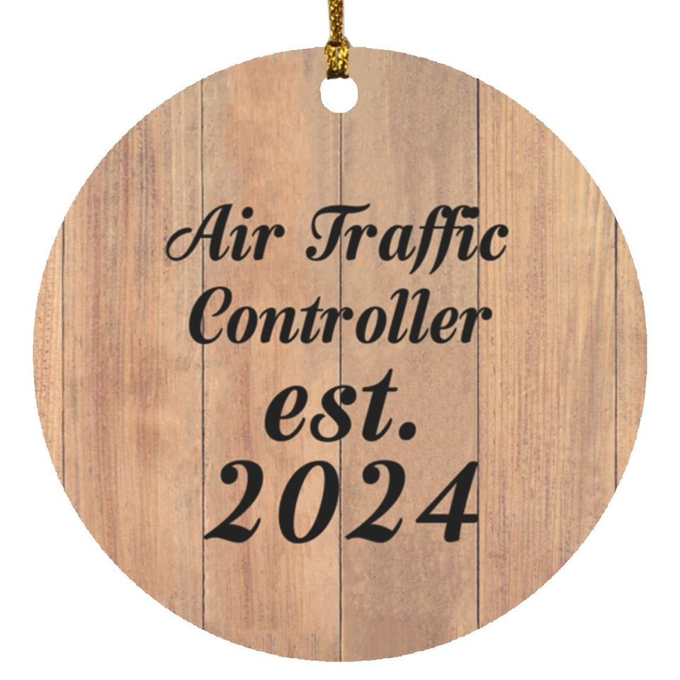 Air Traffic Controller Established Est. 2024 - Circle Ornament C