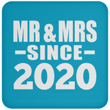 4th Anniversary Mr & Mrs Since 2020 - Drink Coaster