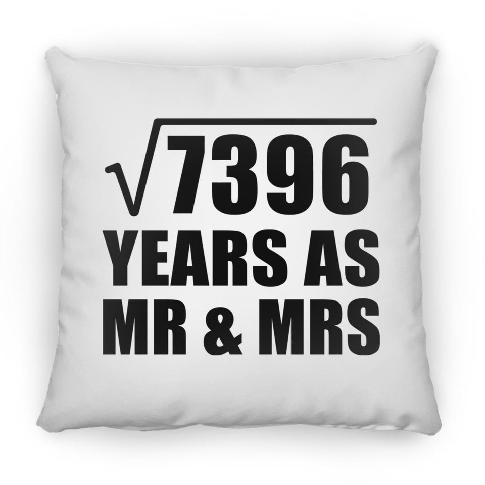 86th Anniversary Square Root of 7396 Years As Mr & Mrs - Throw Pillow