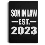Son In Law Established EST. 2023 - Canvas Portrait