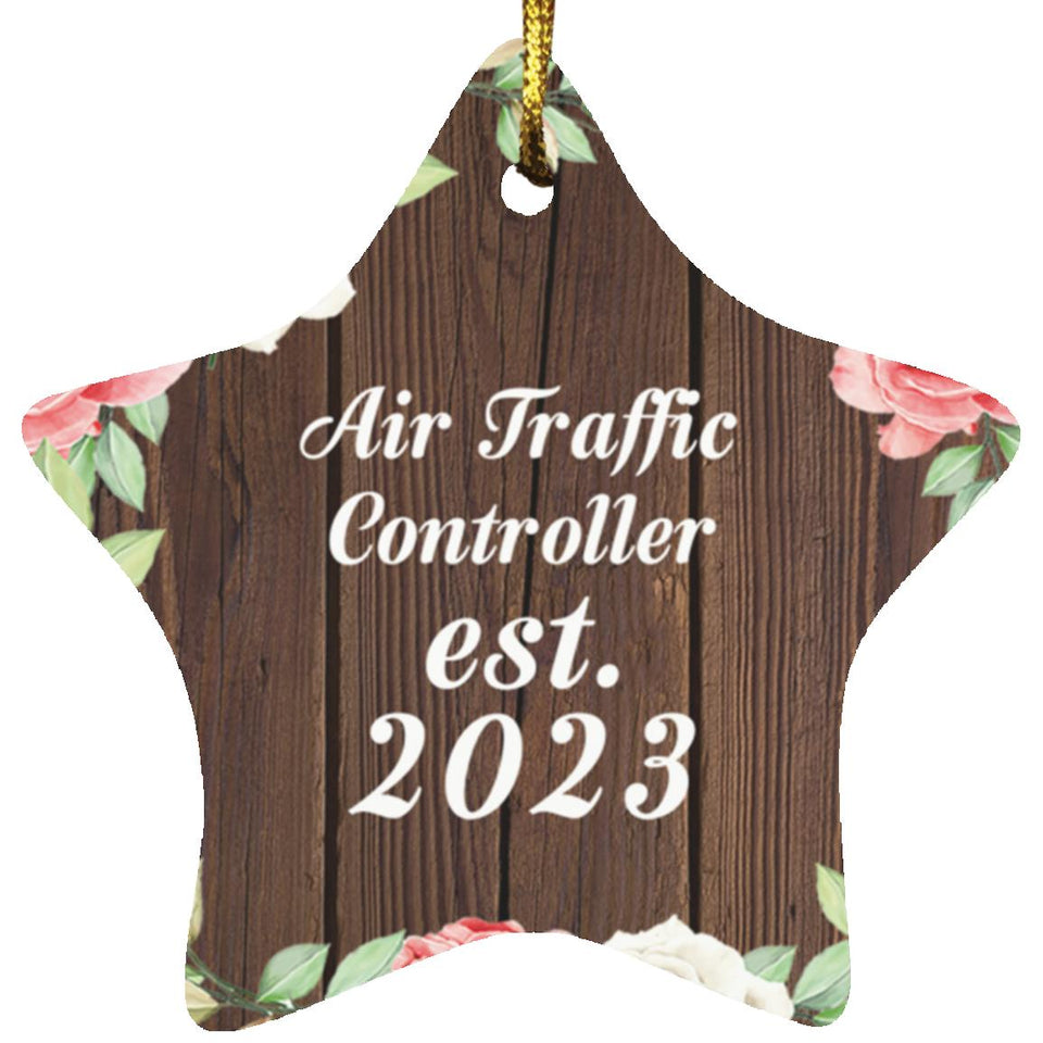 Air Traffic Controller Established Est. 2023 - Star Ornament A