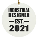 Industrial Designer Established EST. 2021 - Circle Ornament