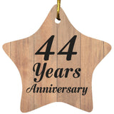 44th Anniversary 44 Years Anniversary - Star Ornament C