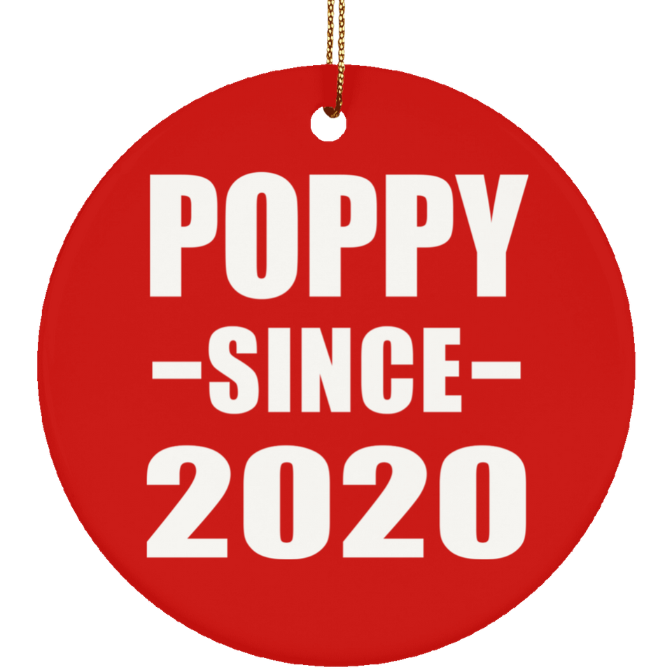 Poppy Since 2020 - Circle Ornament
