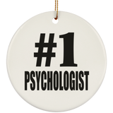 Number One #1 Psychologist - Circle Ornament