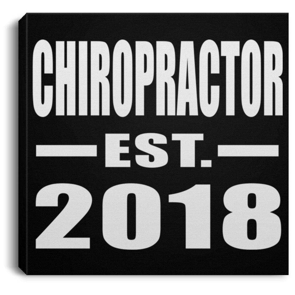 Chiropractor Established EST. 2018 - Canvas Square