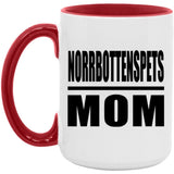 Norrbottenspets Mom - 15oz Accent Mug Red