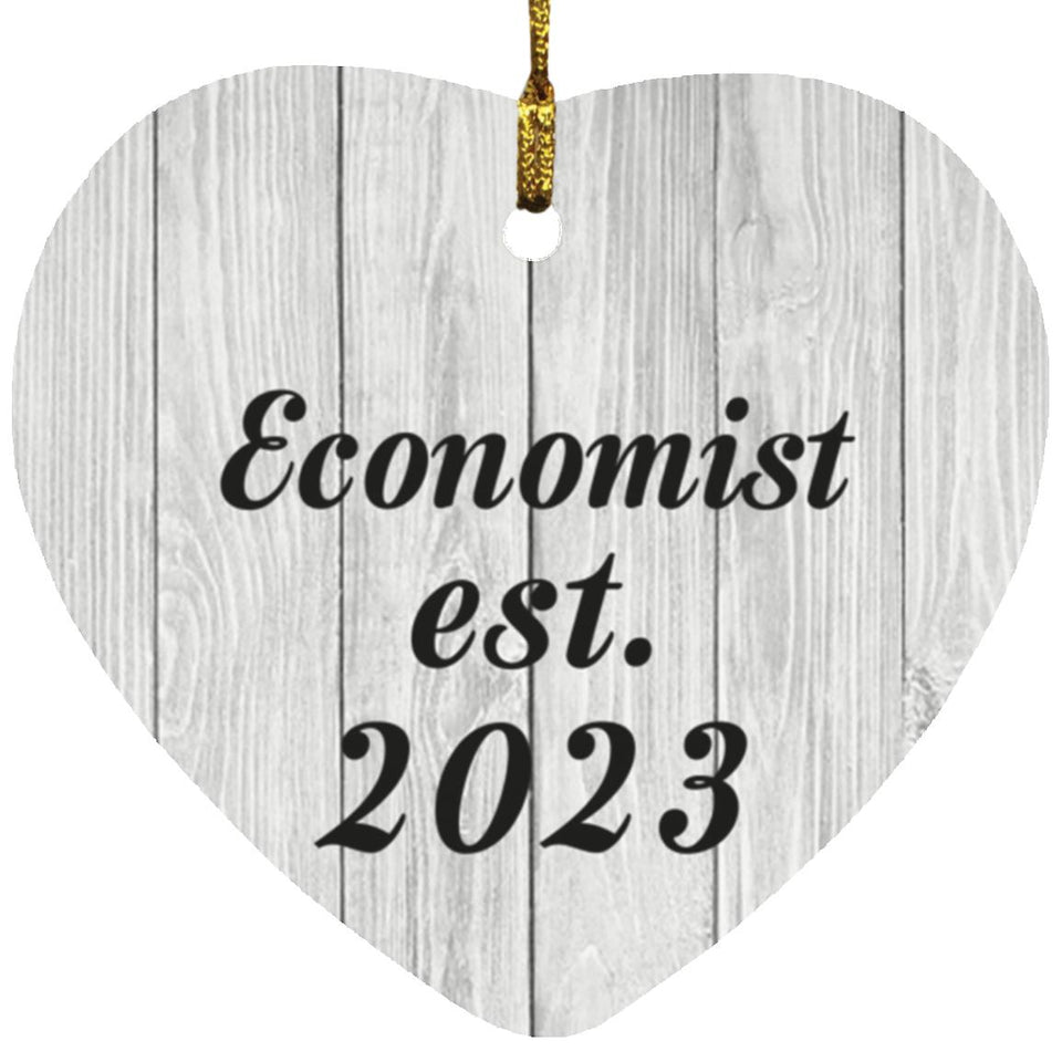 Economist Established Est. 2023 - Heart Ornament F