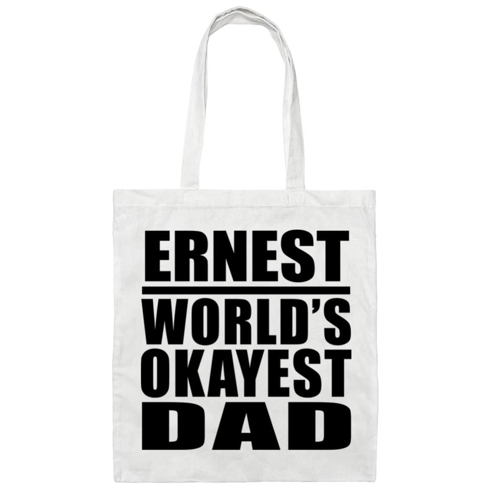 Ernest World's Okayest Dad - Tote Bag White
