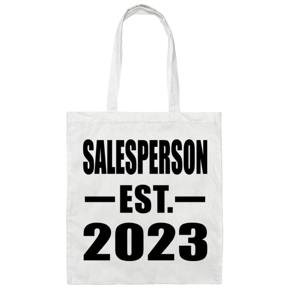 Salesperson Established EST. 2023 - Tote Bag White