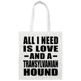 All I Need Is Love And A Transylvanian Hound - Tote Bag White