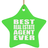Best Real Estate Agent Ever - Star Ornament