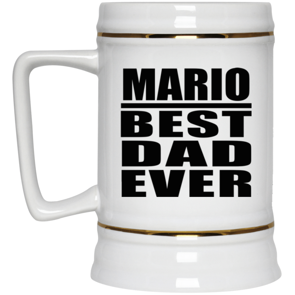 Mario Best Dad Ever - Beer Stein