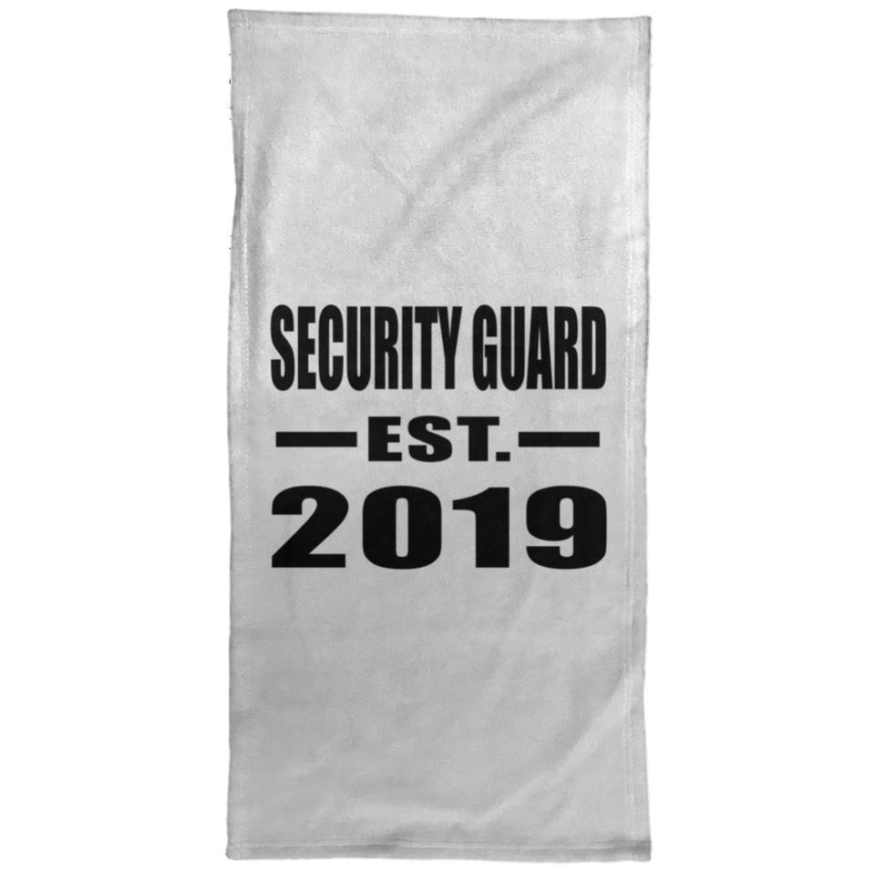 Security Guard Established EST. 2019 - Hand Towel
