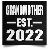 Grandmother Established EST. 2022 - Poster Square