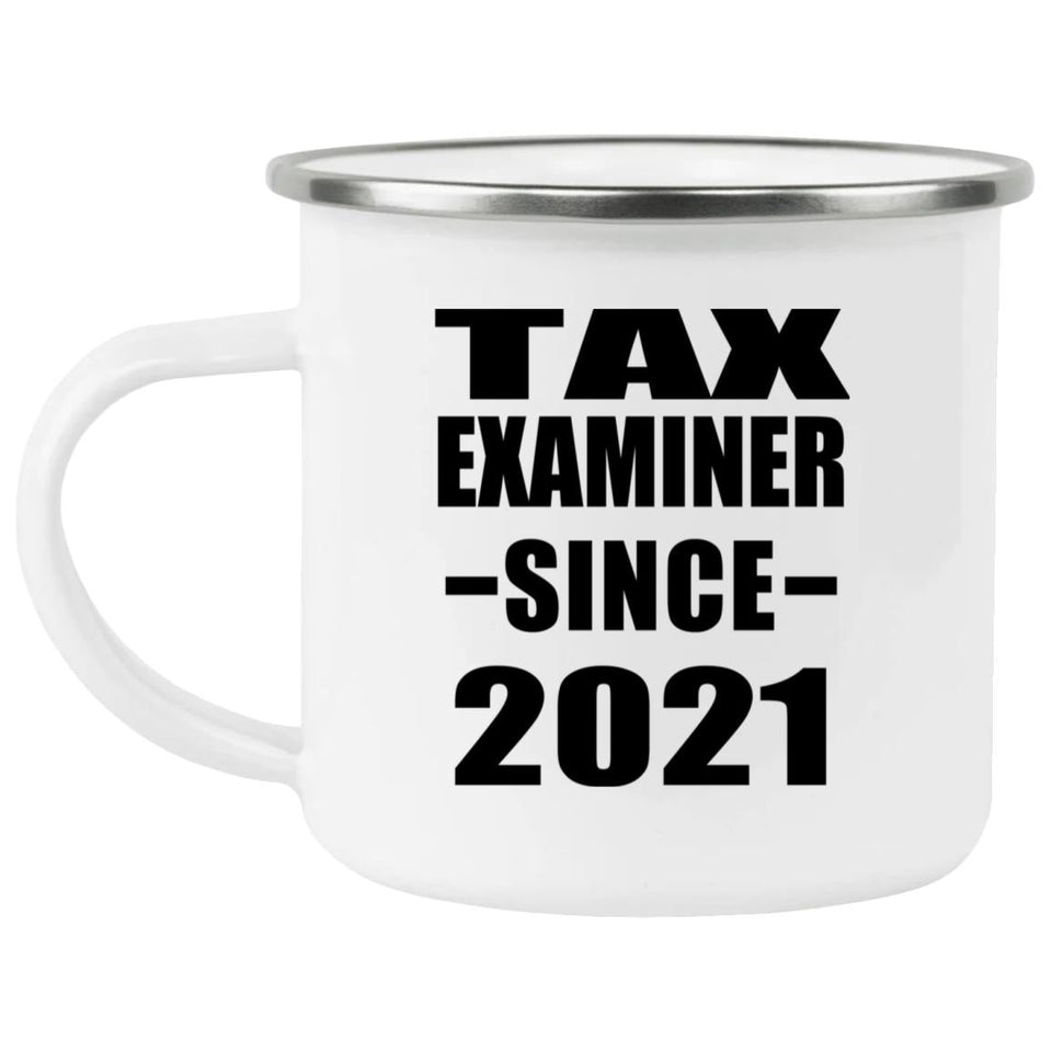 Tax Examiner Since 2021 - 12oz Camping Mug