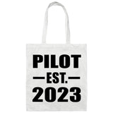 Pilot Established EST. 2023 - Tote Bag White