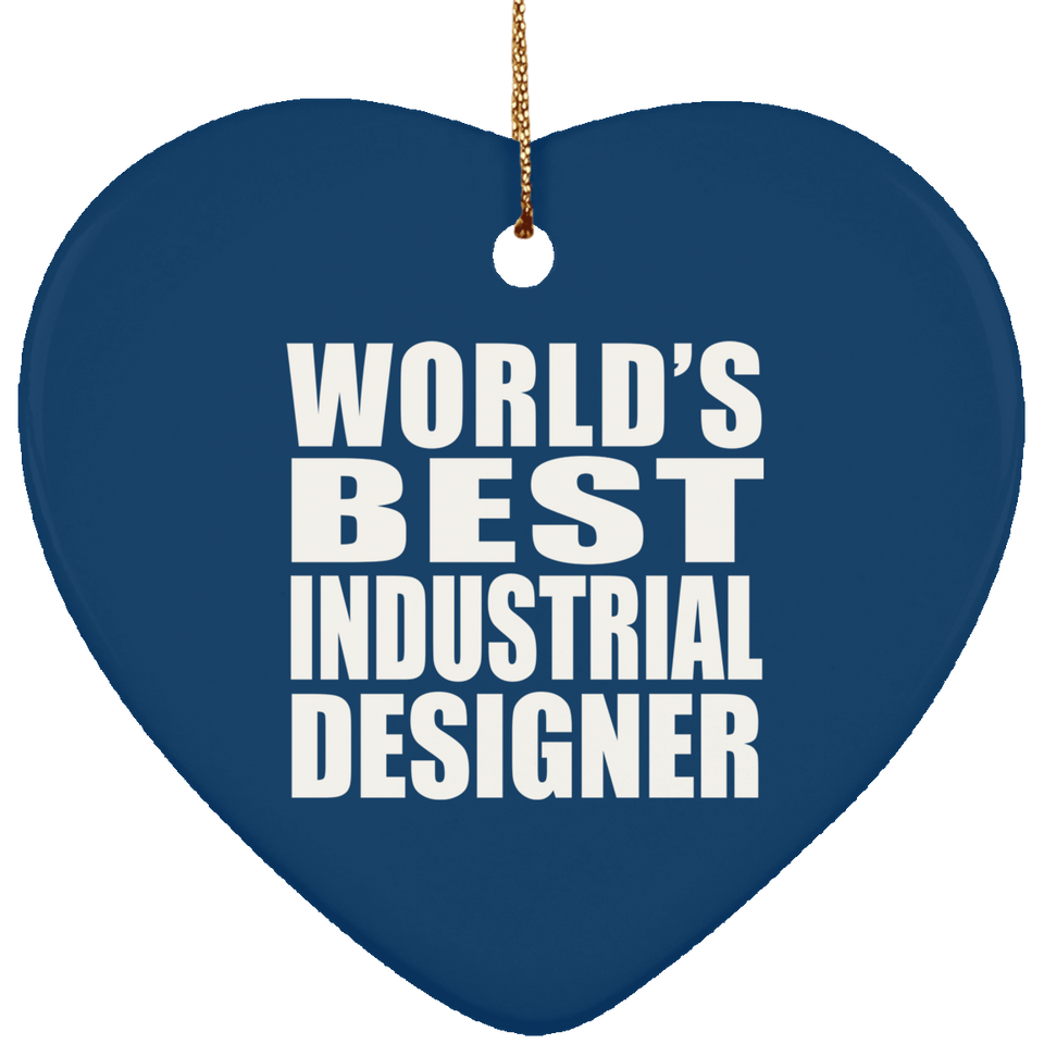 World's Best Industrial Designer - Heart Ornament