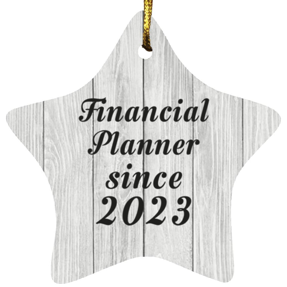 Financial Planner Since 2023 - Star Ornament F